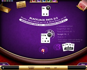 blackjack plus 3