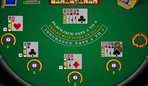 Multi-hand blackjack